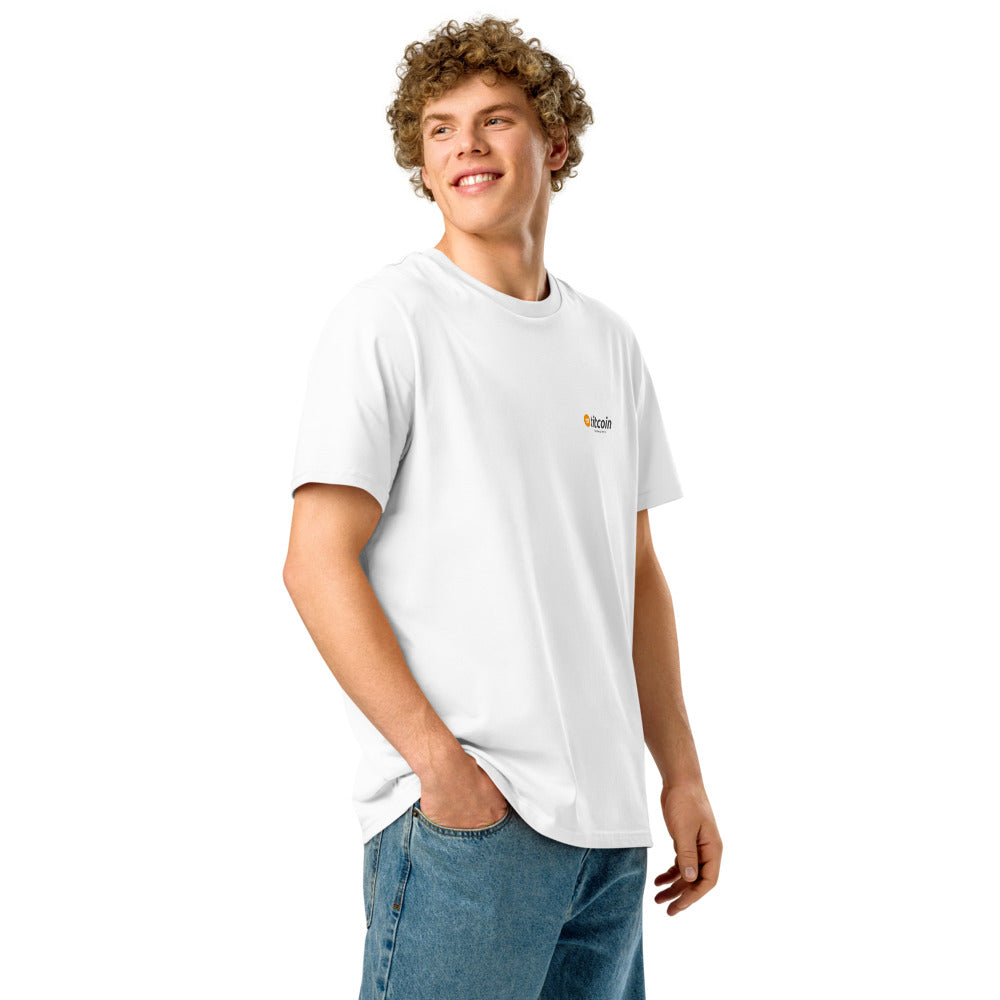 Titcoin - Unisex organic ribbed neck t-shirt